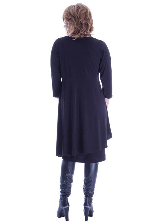 Rochie jerse neagra  Liza Panait Liza Panait Online Boutique